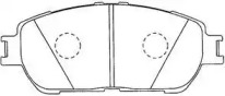 Комплект тормозных колодок A1N115 AISIN